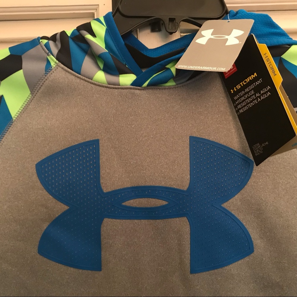 Under Armour Storm Hoodie Sweatshirt Youth Medium - Picture 2 of 5